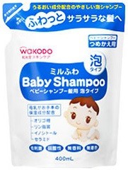 Wakodo Шампунь-пенка для детей Mill для чувствительной кожи 400 мл 4987244174116  (запаска) в интернет-магазине babypremium.com.ua
