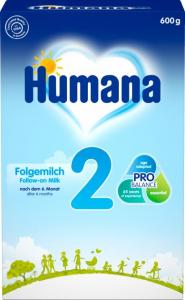 Humana Хумана 2 Адаптоване молочне харчування (наступне), з 6 міс, 600г 4031244720238 в інтернет-магазині babypremium.com.ua