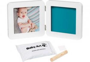 Baby Art Двойная рамочка с отпечатком белая (3601097100) в интернет-магазине babypremium.com.ua