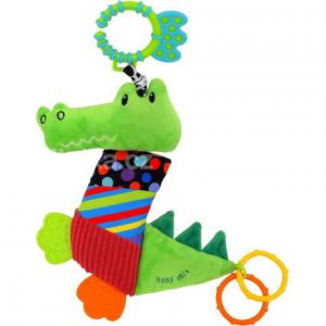 Baby Mix Подвеска плюшевая с вибрацией - Крокодил TE-8567-33 (5902216911390) в интернет-магазине babypremium.com.ua
