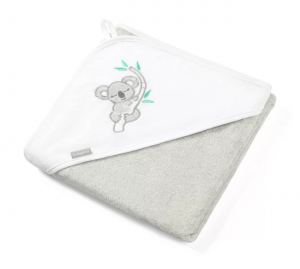 BabyOno Бамбуковое полотенце с капюшоном-уголком Коала, 85 x 85 cм 343/03 (5901435412626) в интернет-магазине babypremium.com.ua