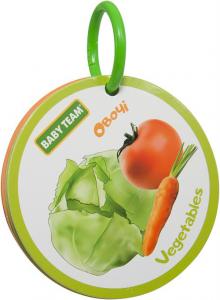 Baby Team Игрушка-книжка Фрукты-овощи 8730 (4824428087308) в интернет-магазине babypremium.com.ua