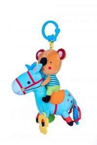 Balibazoo Подвесная игрушка музыкальная Медвежонок на коньке 80419, (6925783804192 ) в интернет-магазине babypremium.com.ua