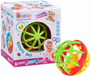 BamBam Развивающая игрушка Шар резиновый (5902012738979) в интернет-магазине babypremium.com.ua