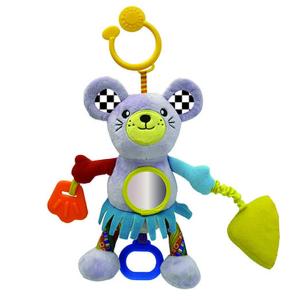 Biba Toys Активна іграшка-підвіска Забавне мишеня зі звуком (115GD) 4897011361154 в інтернет-магазині babypremium.com.ua