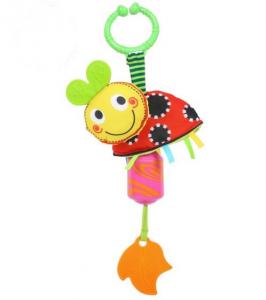 Biba Toys Игрушка-подвеска с колокольчиком Весёлая Божья Коровка (GD152) 4897011361529 в интернет-магазине babypremium.com.ua