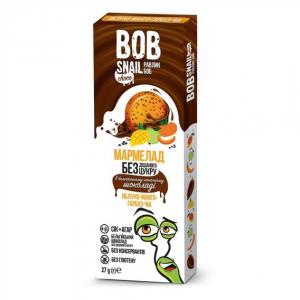 Bob Snail Мармелад Яблуко-Манго-Гарбуз-Чіа-Бельгійський молочний шоколад 27г (4820219341239) в інтернет-магазині babypremium.com.ua