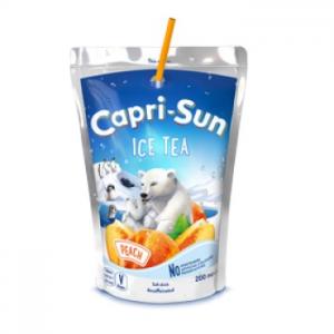 Capri Sun Напиток Ice Tea Peach чай персик 200мл (4000177024836) в интернет-магазине babypremium.com.ua