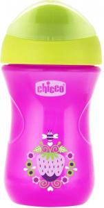 Chicco Поильник-непроливайка Easy Cup, 266 мл, розовый (06961.10.50) 8058664081417 в интернет-магазине babypremium.com.ua