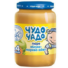 Чудо-Чадо Пюре яблуко-морква-айва 170мл 4820016251434 в інтернет-магазині babypremium.com.ua