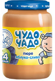 Чудо-Чадо Пюре из яблок и слив, 170 г 4820016251465 в интернет-магазине babypremium.com.ua