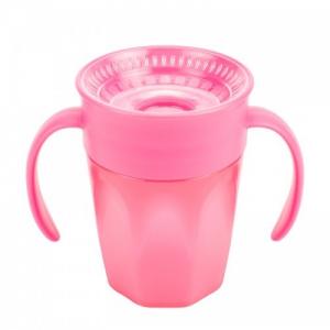 Dr. Browns Чашка 360° с ручками 200мл 6м+ TC71003-INTL (072239314845) розовый в интернет-магазине babypremium.com.ua