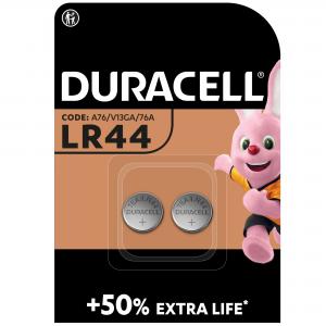 Duracell Лужна батарейка Specialty 1.5 В LR44 76A / A76 / V13GA 2 шт (5000394504424) в інтернет-магазині babypremium.com.ua