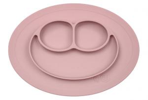 EZPZ - Силиконовая тарелка Mini mat, цвет Pastel pink 818156020120 в інтернет-магазині babypremium.com.ua