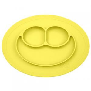 EZPZ - Силіконова тарілка Mini mat, колір lemon 818156020540 в інтернет-магазині babypremium.com.ua