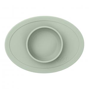 EZPZ - Силиконовая тарелка Tiny bowl, цвет оливковый 818156021011 в интернет-магазине babypremium.com.ua