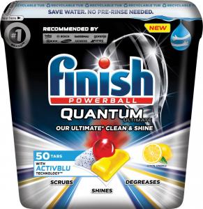 Finish Таблетки для посудомийних машин Quantum Ultimate, лимон 50 шт (5999109580757) Finish Таблетки для посудомийних машин Quantum Ultimate, лимон 50 шт (5999109580757) в інтернет-магазині babypremium.com.ua