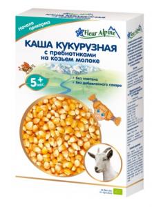 Fleur Alpine Organic Молочная каша на козьем молоке кукурузная с пробиотиками 200 г (4006303001641) в интернет-магазине babypremium.com.ua