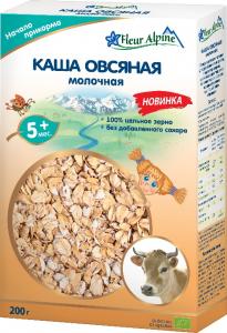 Fleur Alpine Organic Молочная каша овсяная 200 г (4006303005601) в интернет-магазине babypremium.com.ua