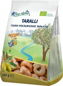 Fleur Alpine Organic Сушки на оливковій олії Тараллі 125 г (8000832705038) в інтернет-магазині babypremium.com.ua