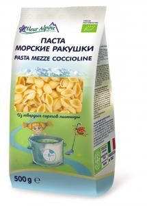 Fleur Alpine Макароны для детей Морские ракушки 500 г (8007290001160) в интернет-магазине babypremium.com.ua