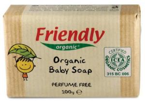 Friendly Organic Детское органическое мыло Parfume Free, 100 г 8680088180645 в интернет-магазине babypremium.com.ua