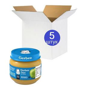 5 шт Gerber Гербер Пюре Яблуко, 80г 7613033514036 5 шт Gerber Гербер Пюре Яблуко, 80г 7613033514036 в інтернет-магазині babypremium.com.ua