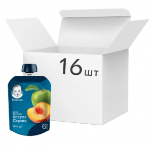16 шт Gerber Пюре 16 шт Gerber Пюре