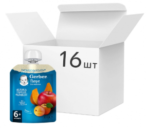 16 шт Gerber Пюре 16 шт Gerber Пюре