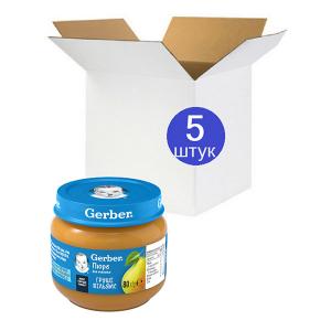 5 шт Gerber Гербер Пюре Груші Вільямс, 80г 7613033513237/8445291084667 5 шт Gerber Гербер Пюре Груші Вільямс, 80г 7613033513237/8445291084667 в інтернет-магазині babypremium.com.ua