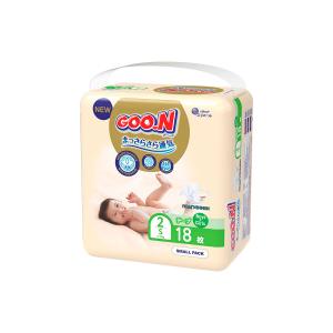 GOO.N Подгузники Premium Soft (4-8 кг, размер S, унисекс, 18 шт) 4902011862218 в интернет-магазине babypremium.com.ua