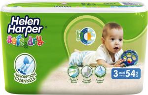 Подгузники Helen Harper Soft&Dry 3 (4-9 кг.) 54 шт. (5411416060116) в интернет-магазине babypremium.com.ua