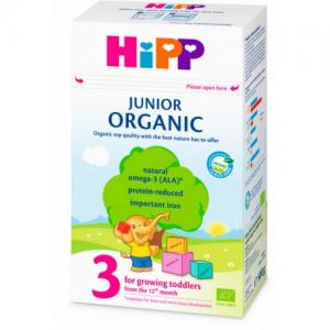 Hipp Мол смесь (500г) «Organic» 3 с 12 мес картон (2056) 9062300134008 в интернет-магазине babypremium.com.ua