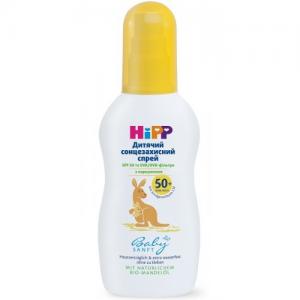 HiPP Детский солнцезащитный спрей Babysanft (SPF50) 150мл 9646 (4062300253926) в интернет-магазине babypremium.com.ua