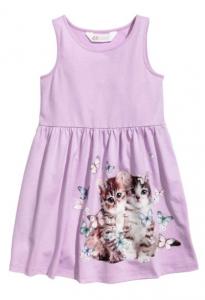 H&M (Швеція) Сукня-сарафан Кошечки розмір 6-8 років в інтернет-магазині babypremium.com.ua