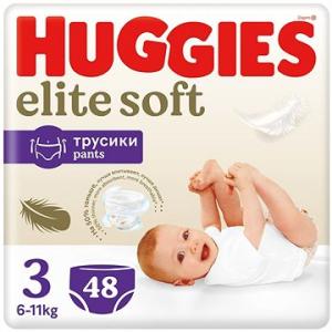 Huggies Трусики-підгузки Elite Soft Pants 3 (6-11кг) Mega 48 шт. (5029053549293) Huggies Трусики-підгузки Elite Soft Pants 3 (6-11кг) Mega 48 шт. (5029053549293) в інтернет-магазині babypremium.com.ua