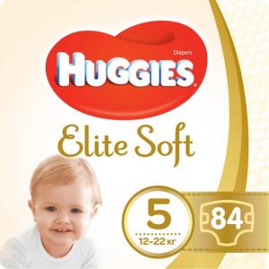 Подгузники Huggies Elite Soft 5 (15 - 22 кг) BOX 84 шт (5029053578149) в интернет-магазине babypremium.com.ua