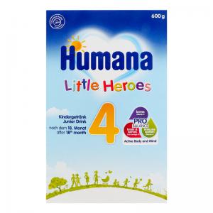 Humana Хумана Дитяче розчинне молочко Little Heroes 4, 600г 4031244002785 в інтернет-магазині babypremium.com.ua