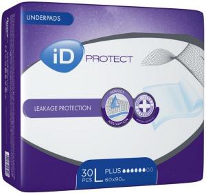 iD Expert Protect Plus Одноразові пелюшки гігієнічні поглинаючі 60x90 см 30 шт (5411416047926/5414874004050) в інтернет-магазині babypremium.com.ua