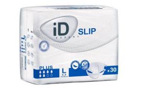 iD Expert Подгузники для взрослых SLIP Plus L 30шт 5411416043959 / 5411416048190 в интернет-магазине babypremium.com.ua