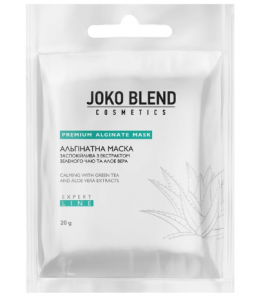 Joko Blend Альгінатна маска заспокійлива з екстрактом зеленого чаю й алое вера 20 г (4823109401877) в інтернет-магазині babypremium.com.ua
