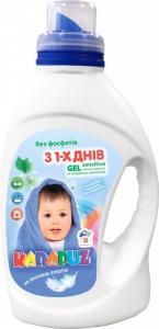 Карапуз Гель для прання дитячої білизни Sensitive 1.5 л (4820049381856) в інтернет-магазині babypremium.com.ua