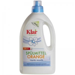 Klar Средство для мытья посуды «Апельсин» 1,5 л 4019555100345 в интернет-магазине babypremium.com.ua