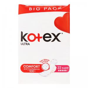 Kotex Щоденні гігієнічні прокладки Super Ultra Quadro 22 шт. (5029053569123) в інтернет-магазині babypremium.com.ua
