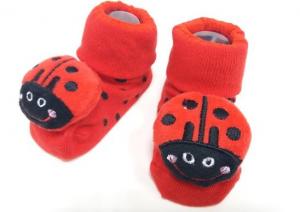 Шкарпетки протиковзкі з іграшкою Сонечко, розм. 0-12 міс. (695397490031) в інтернет-магазині babypremium.com.ua