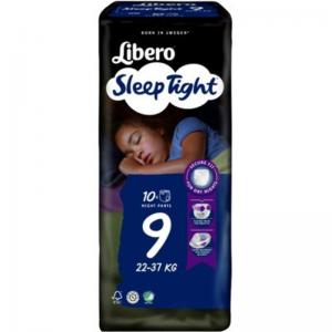 Libero Підгузки-трусики Sleep Tight 9 (22-37 кг) 10 шт (7322541180786) в інтернет-магазині babypremium.com.ua