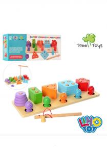 Limo Toy Деревянняа игрушка пирамидка 
