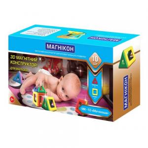Магникон 3D магнитный конструктор для самых маленьких Магникоша, 10 дет. (МК-10) в интернет-магазине babypremium.com.ua