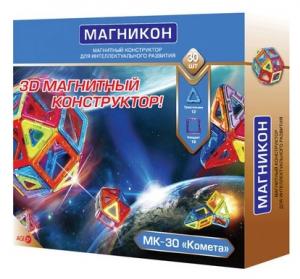 Магникон 3D магнитный конструктор, 30 деталей (МК-30) в интернет-магазине babypremium.com.ua