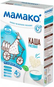 MAMAKO Молочная каша рисовая на козьем молоке 200 г (4607088795789) в интернет-магазине babypremium.com.ua